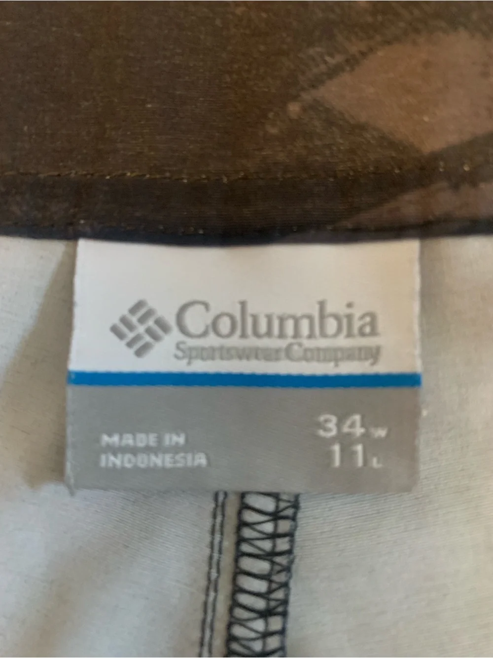 Columbia Black Patterned Swim/Board Shorts (34in)